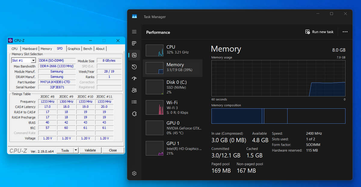 Samsung 8GB DDR4 2666MHz Laptop RAM