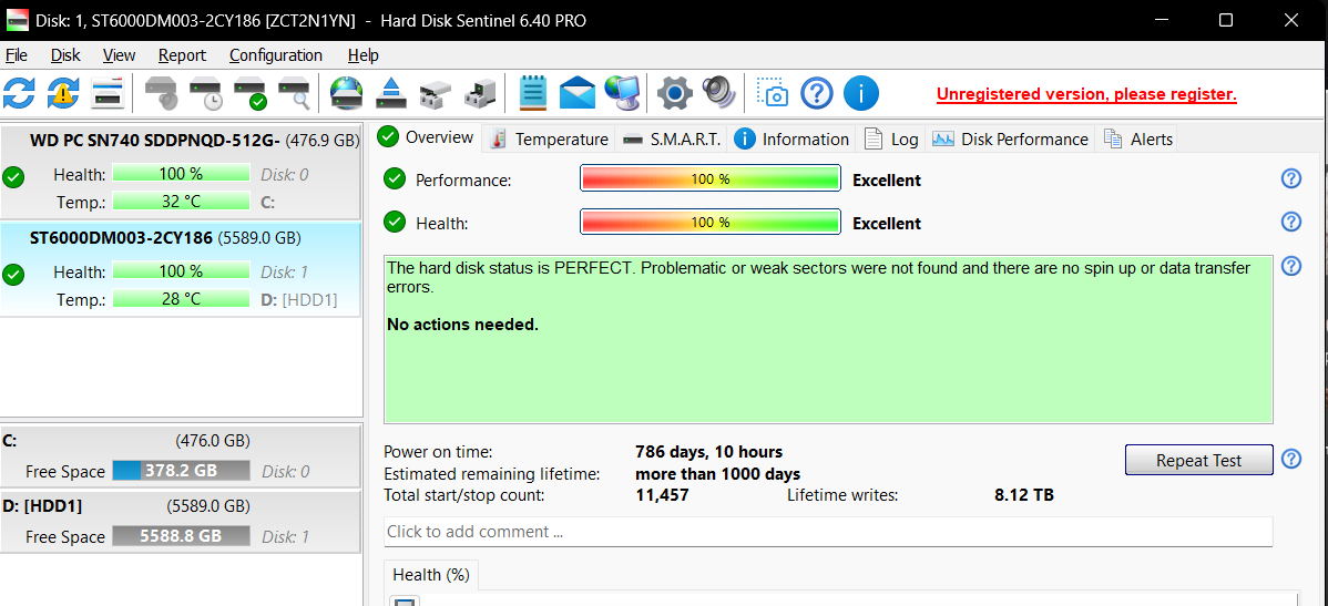 Seagate BarraCuda 6TB 3.5" SATA Hard Drive