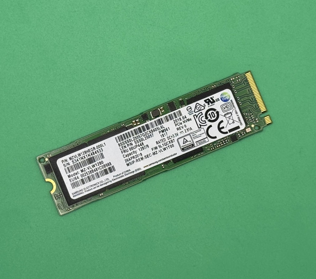 Samsung PM961 128GB M.2 NvmeSSD
