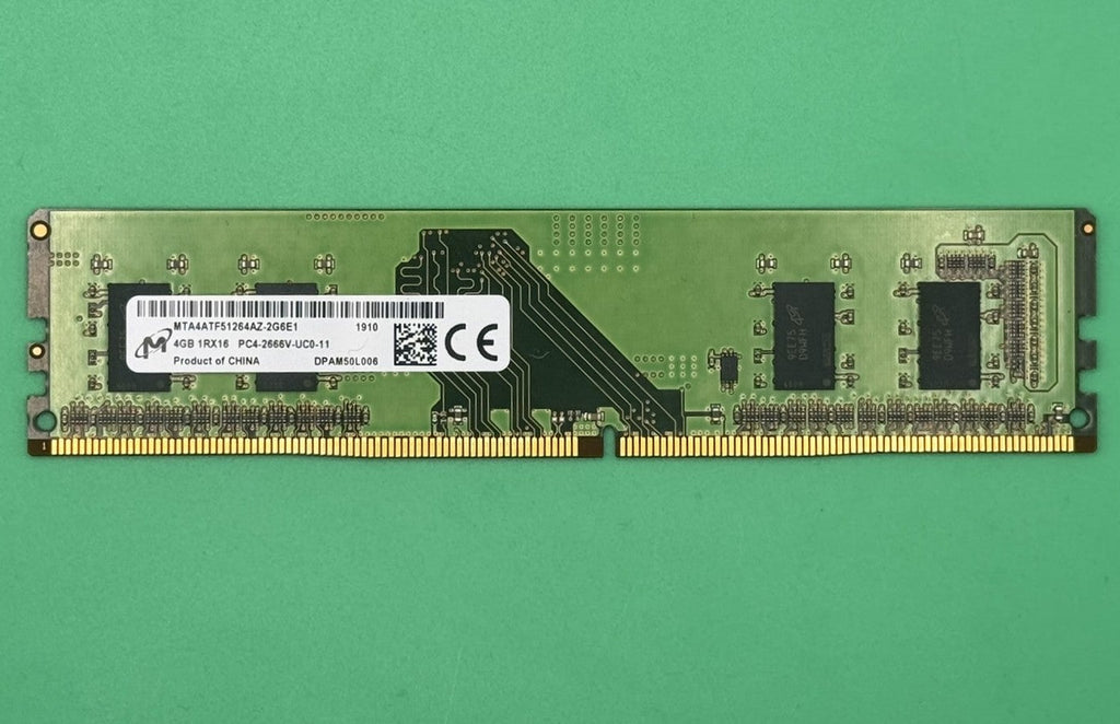 4GB DDR4 2666MHZ Micron Desktop Ram