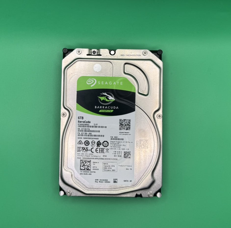 Seagate BarraCuda 6TB 3.5" SATA Hard Drive
