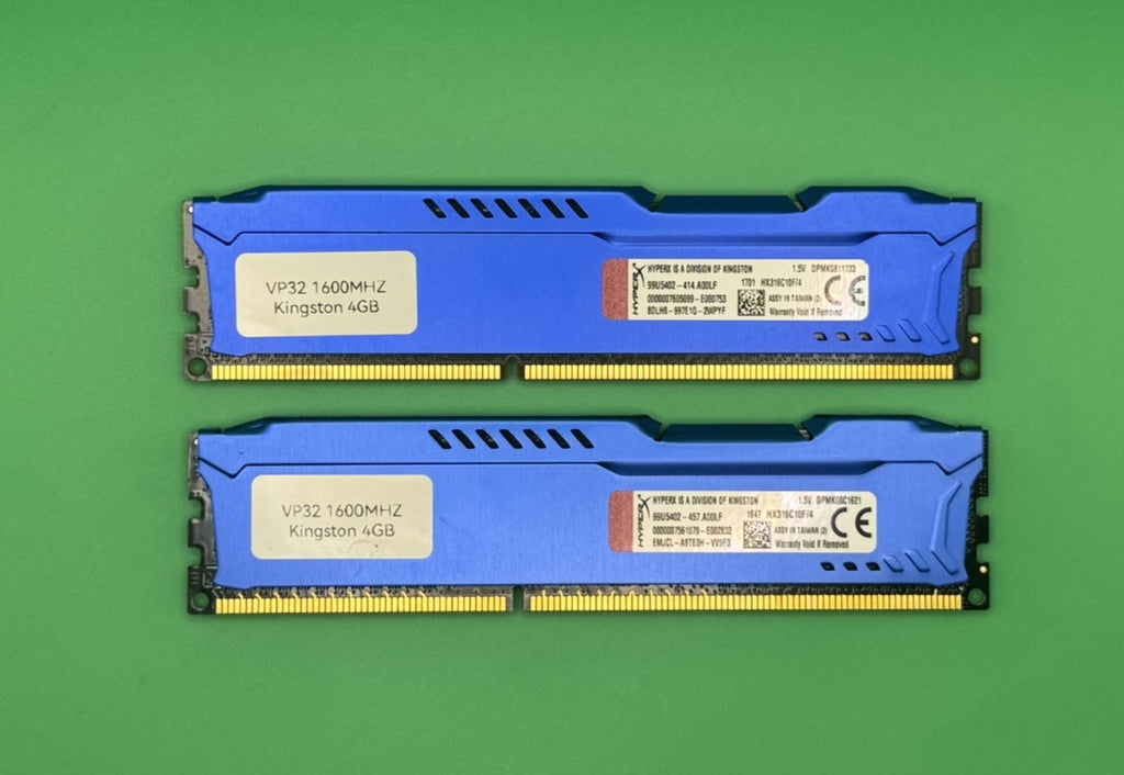 Kingston 8GB (2x4GB) DDR3 1600MHz Desktop RAM
