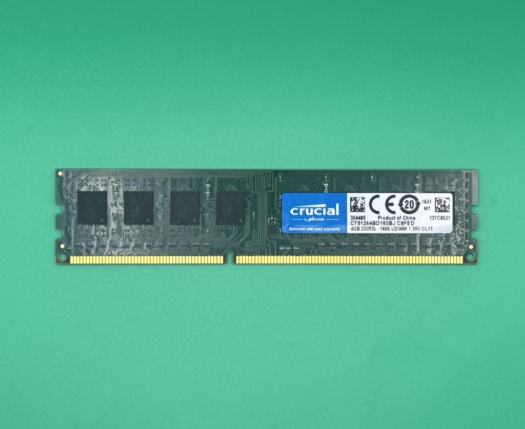 Crucial 4GB DDR3 1600MHz Desktop RAM