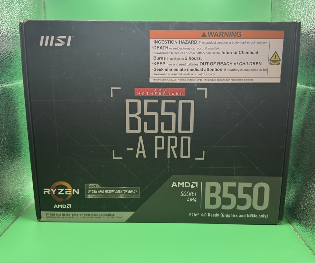 MSI B550-A PRO AM4 ATX Motherboard (Boxed)