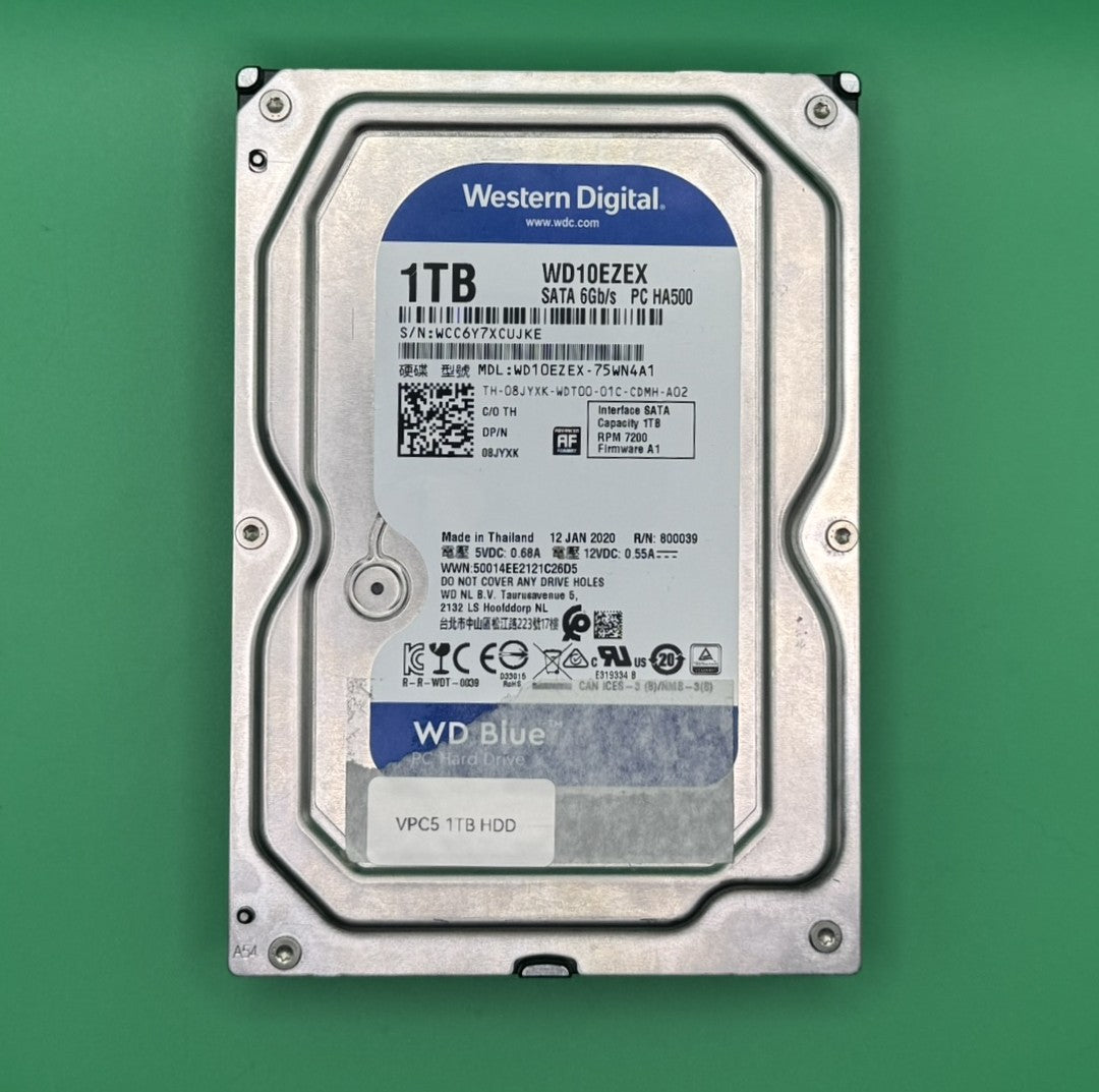 Western Digital WD Blue 1TB 7200RPM SATA Hard Drive