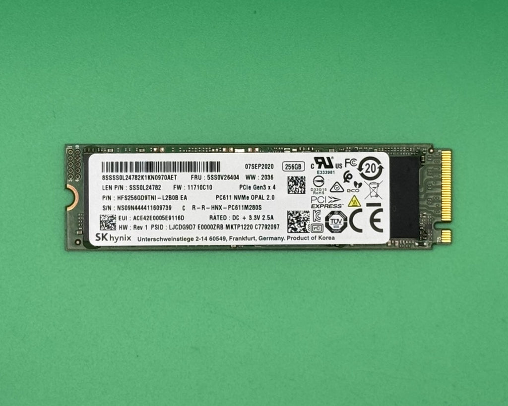 SK Hynix PC611 256GB NVMe M.2 SSD