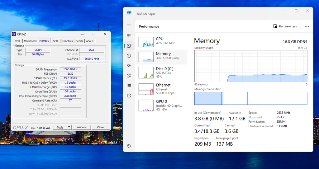 HP 290 G1 MT i5-6600 16GB DDR4 1TB SSD Windows 11 PC