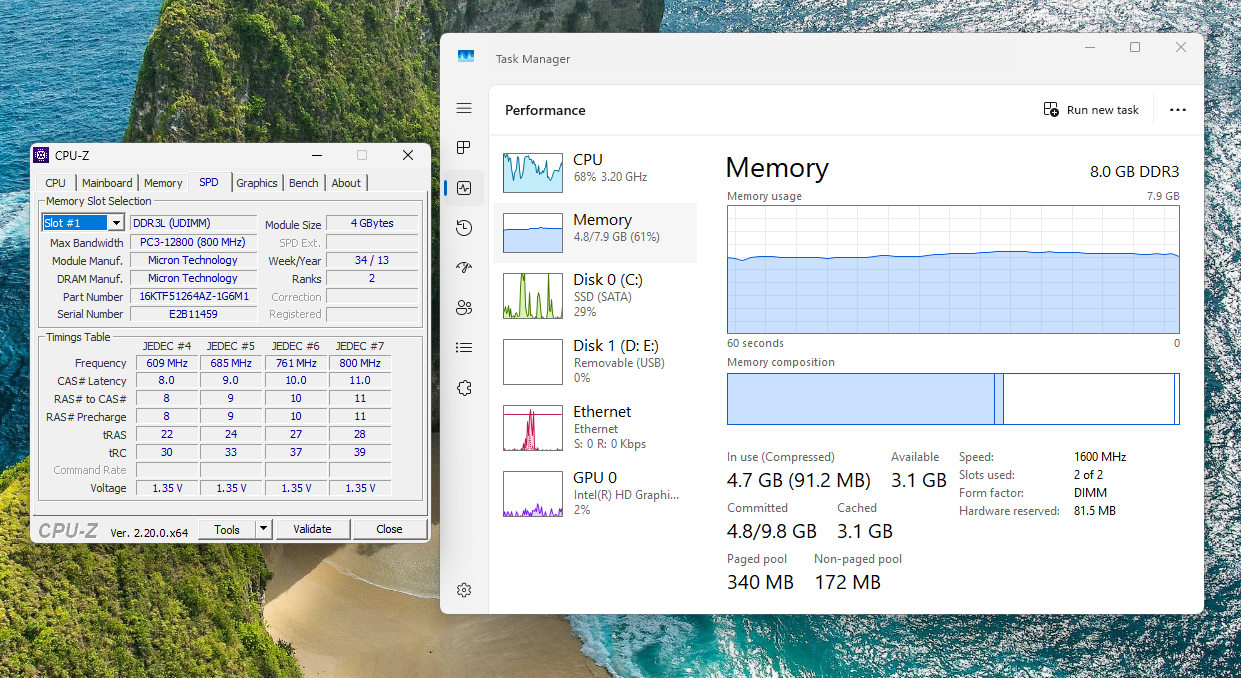 Dell Optiplex 3020 Intel i5 8GB RAM 120GB SSD