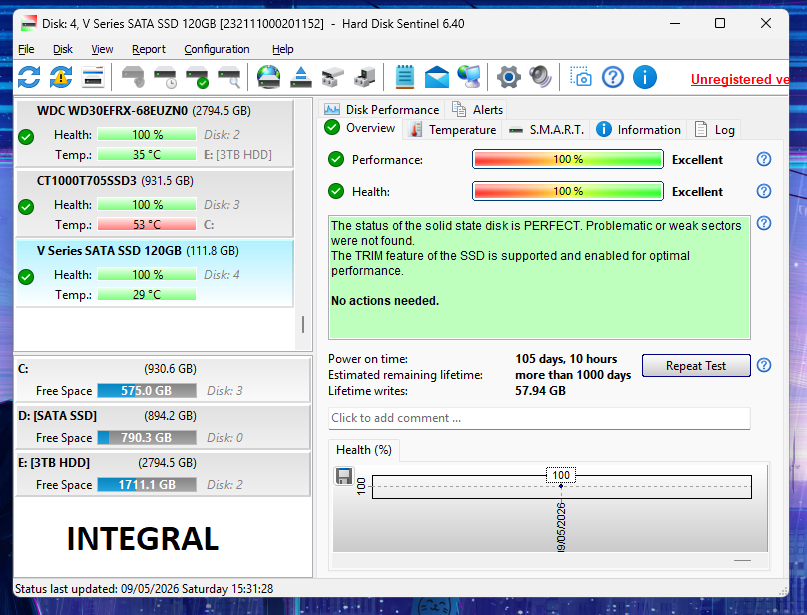 Integral V-Series 120GB SataSSD
