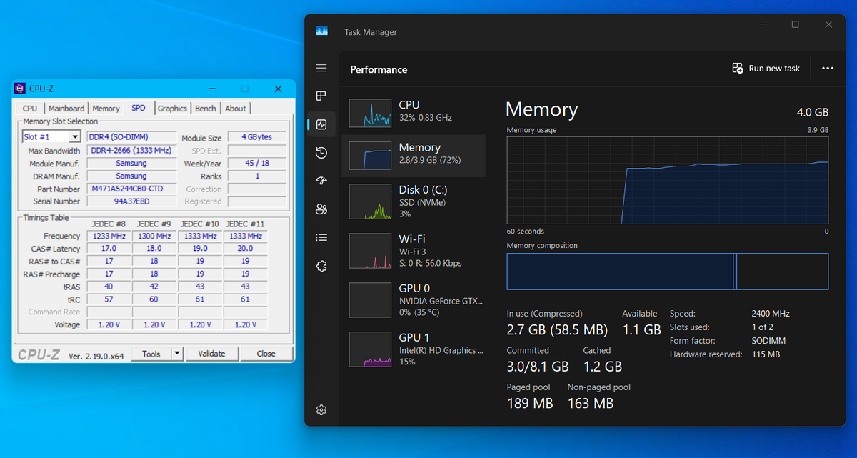 Samsung 4GB DDR4 2666MHz Laptop RAM