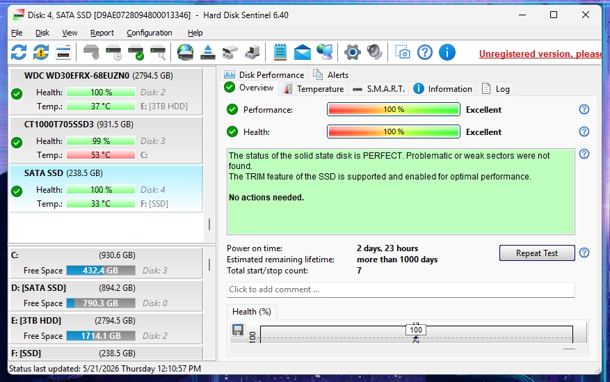 Integral Performance 256GB SataSSD