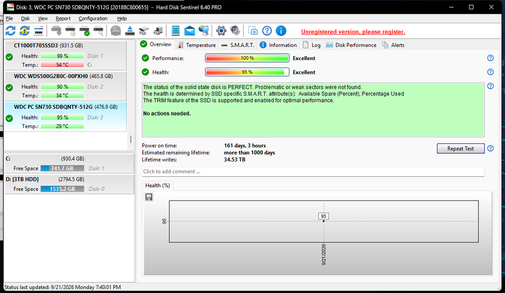 Western Digital PC SN730 512GB NVMe SSD