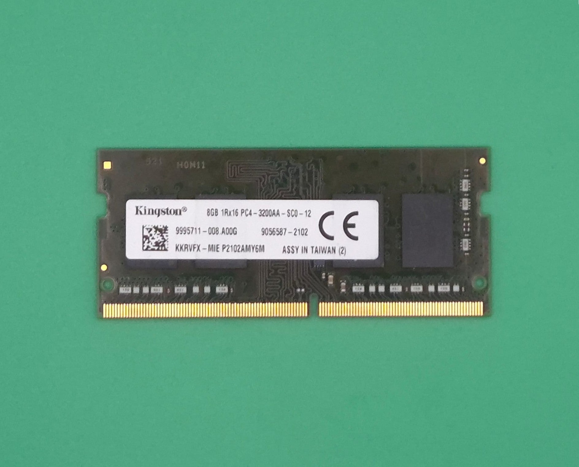 8GB DDR4 3200MHZ Kingston Laptop Ram