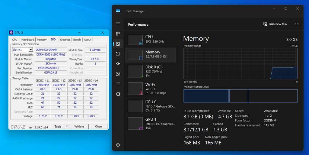 Kingston 8GB DDR4 3200MHz Laptop RAM
